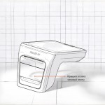 Крышка лотка в сборе для Эвотор 7.3 арт. 001823 Крышка лотка в сборе для Эвотор 7.3 арт. 001823