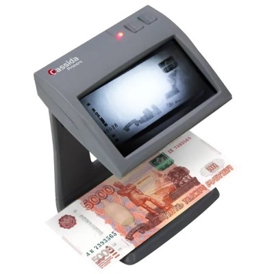 Просмотровый детектор банкнот Cassida Primero Laser Антистокс Просмотровый детектор банкнот Cassida Primero Laser Антистокс