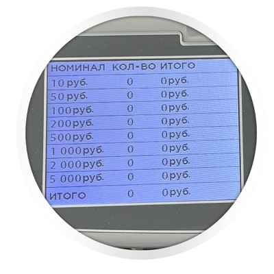 Счетчик банкнот передней загрузки Cassida 6650 LCD UV Антистокс Счетчик банкнот передней загрузки Cassida 6650 LCD UV Антистокс