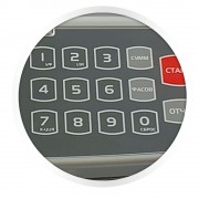 Счетчик банкнот передней загрузки Cassida 6650 LCD UV Антистокс