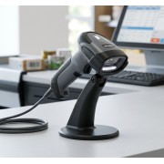 Проводной сканер штрих-кода Mindeo MD6600-HD 2D, подставка