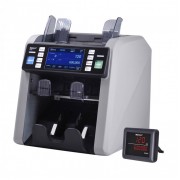 Счетчик банкнот с детектором подлинности MERTECH C-200 DOUBLE CIS MG touch screen
