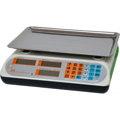 Торговые настольные весы ВР4900-30-2Д-ДБ 12 LED Торговые настольные весы ВР4900-30-2Д-ДБ 12 LED