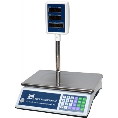 Торговые настольные весы ВР4900-15-2Д-СДБ 01М Торговые настольные весы ВР4900-15-2Д-СДБ 01М
