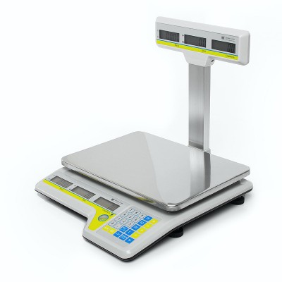 Торговые настольные весы ШТРИХ СЛИМ Т со стойкой Торговые настольные весы ШТРИХ СЛИМ Т со стойкой