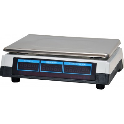 Торговые настольные весы ВР4900-15-2Д-ДБ 06 LED Торговые настольные весы ВР4900-15-2Д-ДБ 06 LED