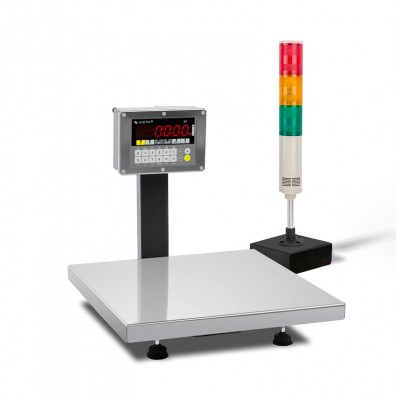 Товарные весы ПВм-3/30-П IP-65 со световой колонной Товарные весы ПВм-3/30-П IP-65 со световой колонной