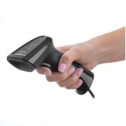 Проводной сканер штрих-кода MERTECH NS031 Ai 2Core P2D USB эмуляция RS232 черный, 3м кабель